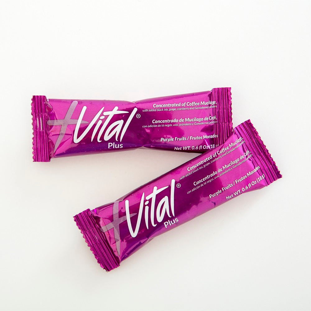 +Vital Plus bebida concentrada a base de mucilago de cafe, Purple fruit (250g)