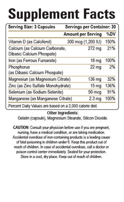 7 Minerals + Vitamin D