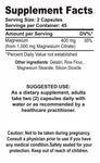 Dietary supplement magnesium citrate